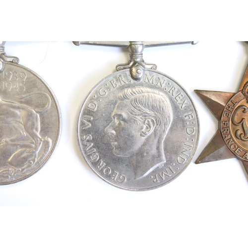 84 - A British Full Size World War Two Medal Group To Include The 1939-45 British War Medal, The 1939-45 ... 