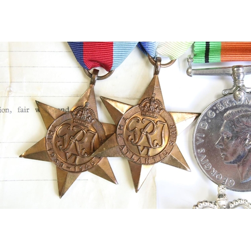 85 - A British World War Two Full Size Medal Group Of Six To Include The 1939-45 British War Medal, The 1... 