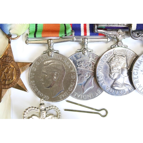 85 - A British World War Two Full Size Medal Group Of Six To Include The 1939-45 British War Medal, The 1... 