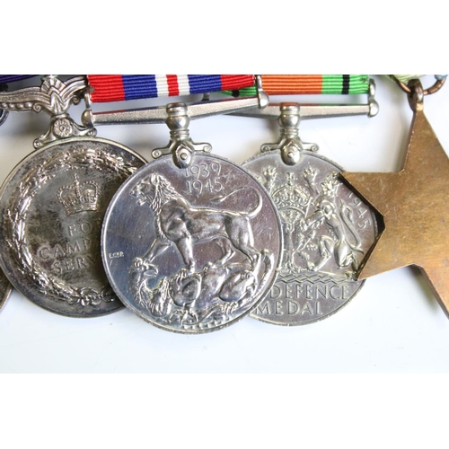 85 - A British World War Two Full Size Medal Group Of Six To Include The 1939-45 British War Medal, The 1... 