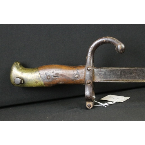 150 - A French M1874 Gras Rifle Bayonet (Paris-Oudry, 1880)