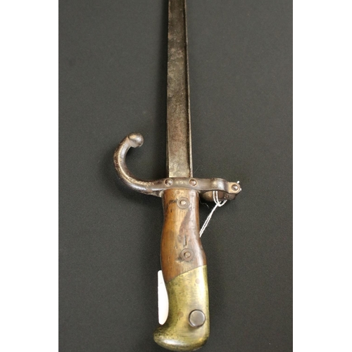 150 - A French M1874 Gras Rifle Bayonet (Paris-Oudry, 1880)