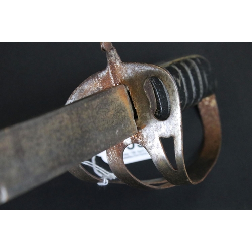 155 - A Vintage Indian Cavalry Troopers Sabre Sword.