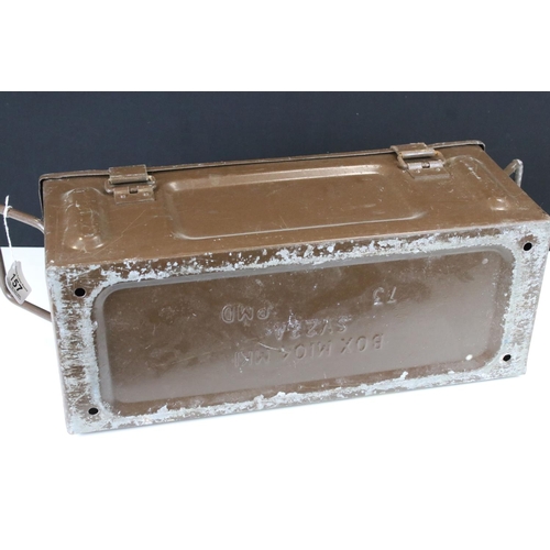 157 - A British Military Issued Thunder Flash Ammunition Box.