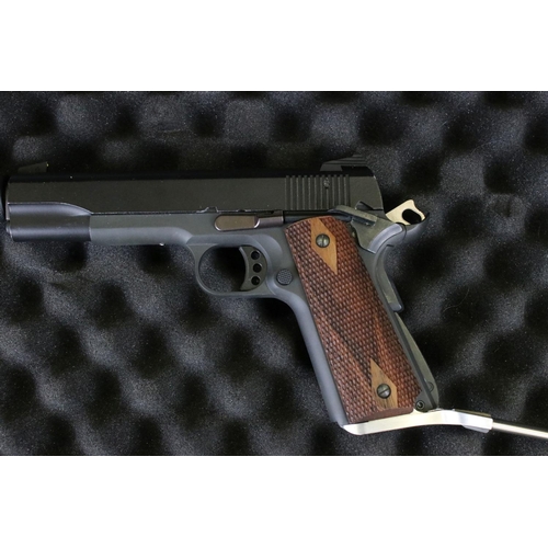 372 - A German Sport Gun Pro TSC 1911 Long Barrelled Pistol Cal. 22LR HV Semi Auto Pistol, With Two Magazi... 