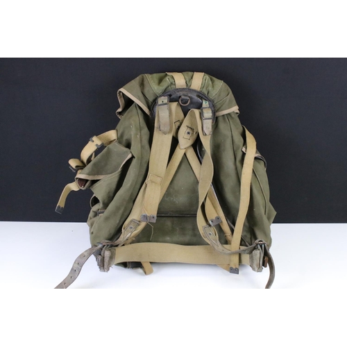 381 - A British World War Two Ballymena Backpack / Rucksack, Dated 1944.