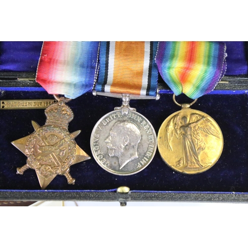 385 - A British World War One Family Medal Group, Three Groups Of World War One Medals From The Same Famil... 