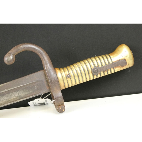 70 - A French M1866 Chassepot Sword Bayonet.