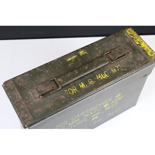 74 - A British Military (NATO) 7.62mm 200 Cartridge Ammunition Box.