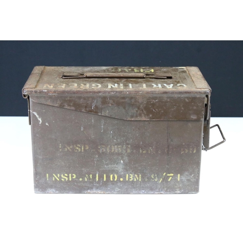 78 - A British Military H83 Mk.1 Ammunition Box Dated 1967.