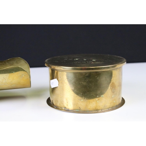 91 - A British World War One Trench Art 4.5