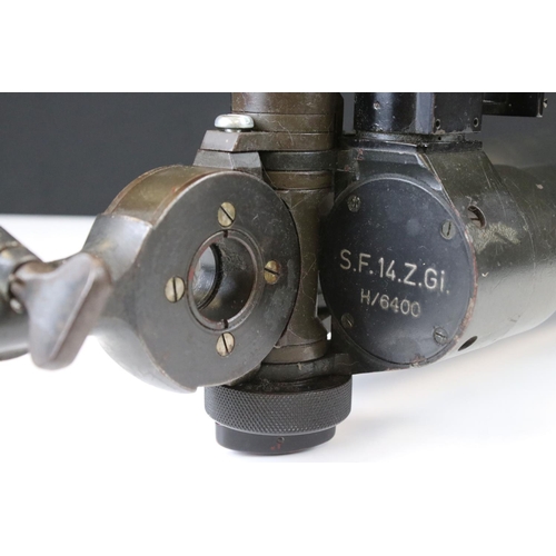 92 - A Pair Of World War One Trench Spotters Binoculars, S.F.12.Z.Gi H/6400, Maker Marked Hensoldt Wetzla... 