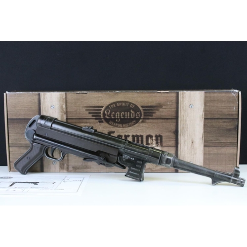 94 - Umarex Legends MP German CO2 .177 air rifle Umarex Legends MP German (MP40) CO2 .177 air rifle, with... 