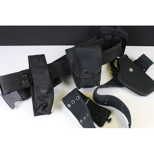 165 - A Small Collection Of Gun Holsters And Utility Belts...etc.