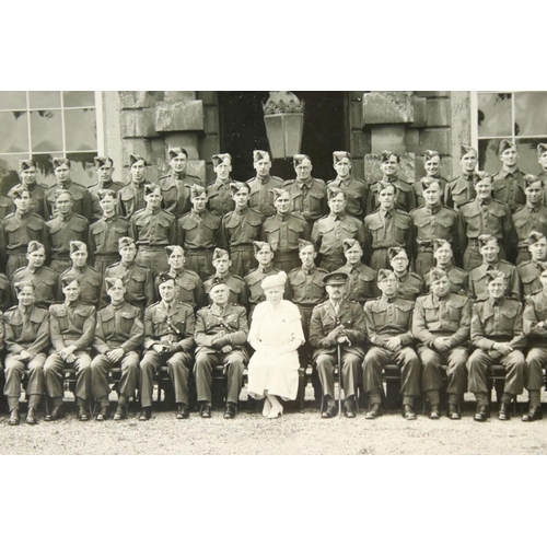 174 - A Mounted Military Group Photograph (Cirencester) With Troops Accompanied By Princess Mary To Centre... 