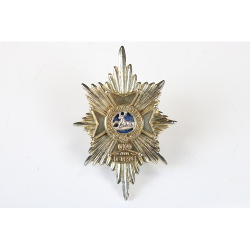 209 - A British Military Worcestershire And Sherwood Foresters Regimental Officers Cap Badge, Complete Wit... 