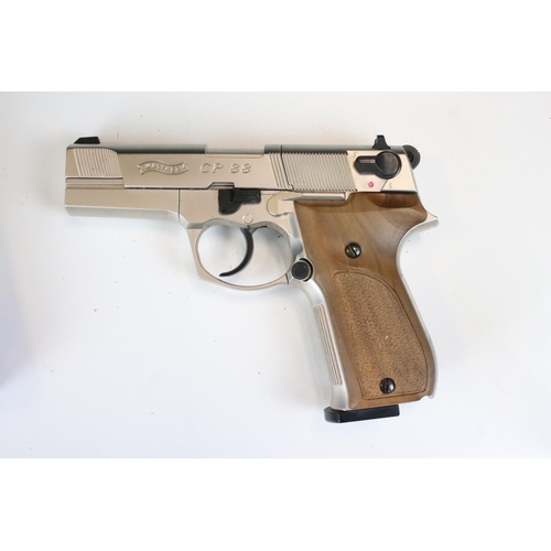 110 - A Walther CP88 4.5mm / .177 C02 Powered BB Air Pistol, Serial No.A7424521 Complete With Gun Case.