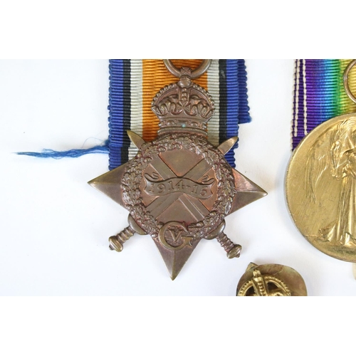 153 - A British Full Size World War One Medal Pair To Include The Great War Of Civilisation Victory Medal ... 