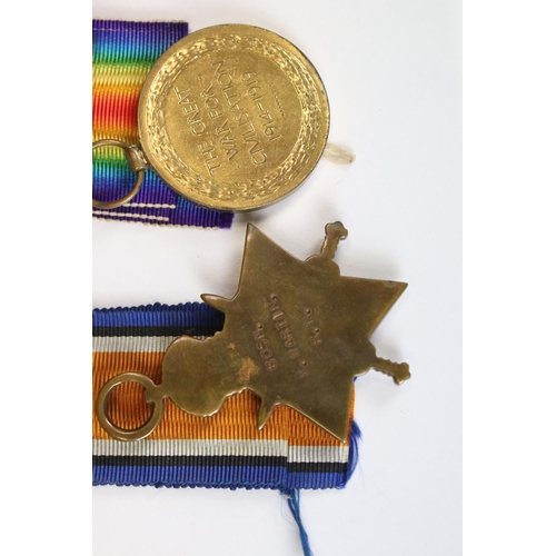 153 - A British Full Size World War One Medal Pair To Include The Great War Of Civilisation Victory Medal ... 