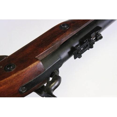 166 - A Reproduction Non Firing Replica East India Company Smooth Bore Percussion Musket.