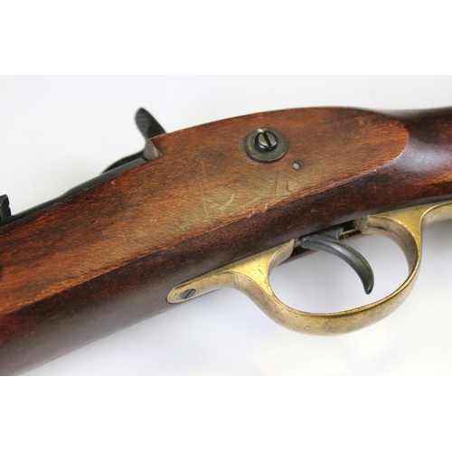 166 - A Reproduction Non Firing Replica East India Company Smooth Bore Percussion Musket.