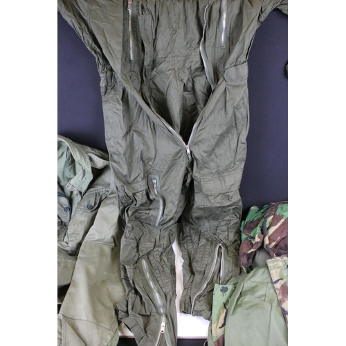 183 - A Collection Of British Military Uniforms To Include A Royal Air Force Flight Suit.