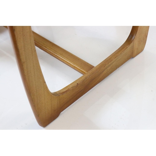 577 - Set of Four Mid century Retro Danish Range ' Portwood ' Teak Dining Chairs, each 47cm wide x 77cm hi... 