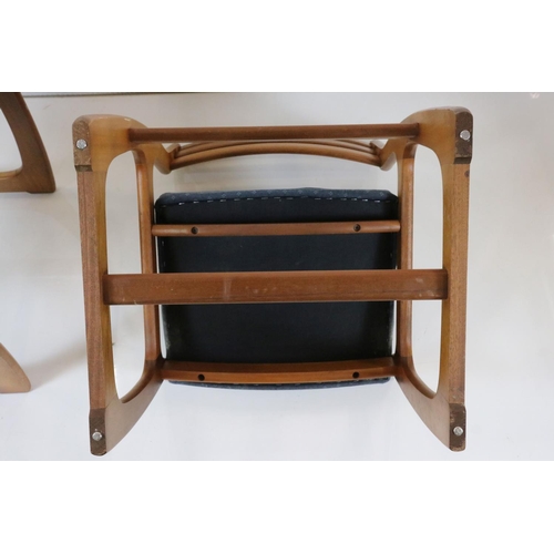 577 - Set of Four Mid century Retro Danish Range ' Portwood ' Teak Dining Chairs, each 47cm wide x 77cm hi... 