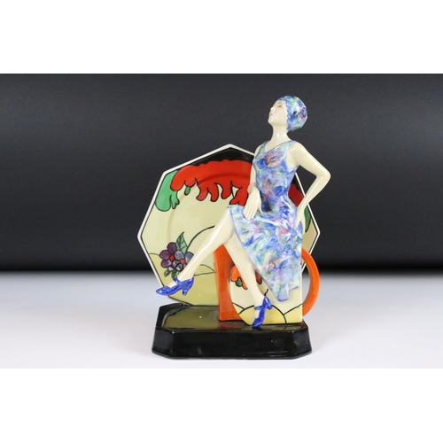 25 - Kevin Francis for Peggy Davies Ceramics Figurine ' Tea with Clarice Cliff ' modelled by Andy Moss to... 