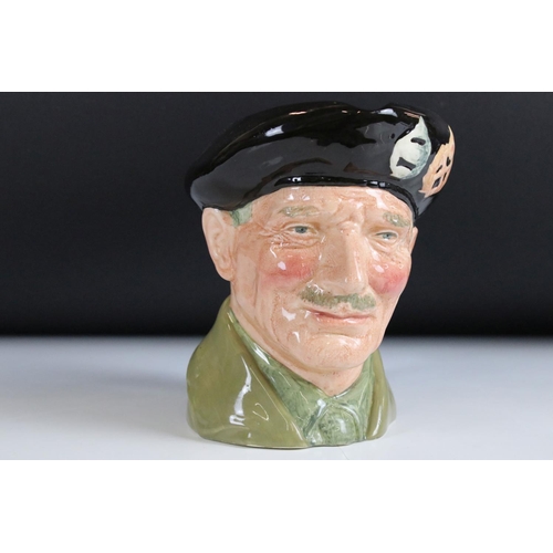 34 - Two Royal Doulton ' Winston Churchill ' Toby Jugs, 23cm  and 10cm high together with Royal Doulton L... 