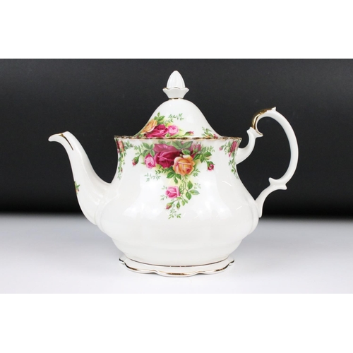 108 - Royal Albert ' Old Country Roses ' pattern tea set for six, to include teapot & cover, 6 teacups, 6 ... 