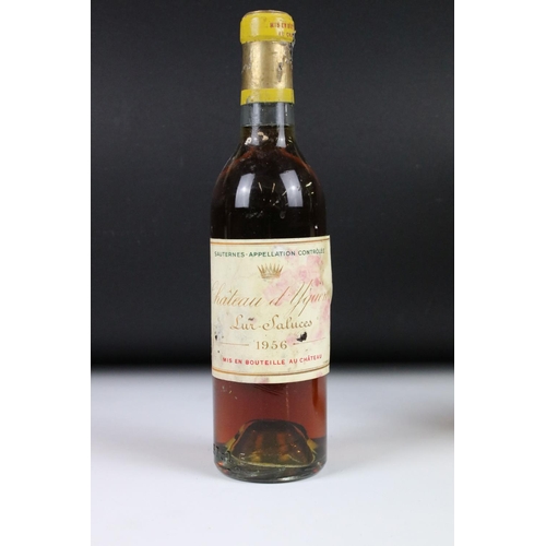 355 - Wine - Four 37.5cl Bottles of Chateau d'Yquem Lur-Saluces 1956