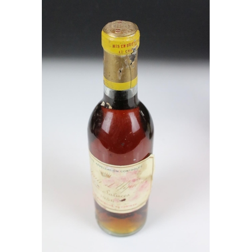 355 - Wine - Four 37.5cl Bottles of Chateau d'Yquem Lur-Saluces 1956