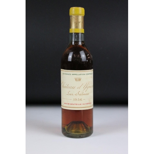 355 - Wine - Four 37.5cl Bottles of Chateau d'Yquem Lur-Saluces 1956