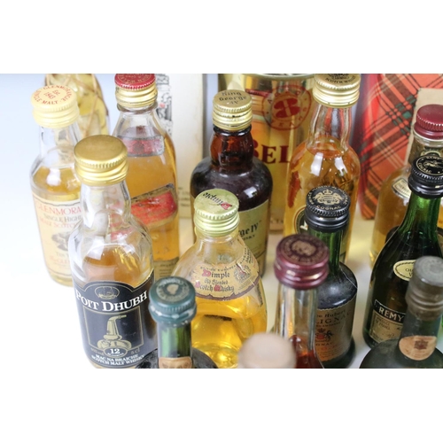 358 - Whisky - approximately Thirty Nine Miniature Whiskys including few in novelty bottles and a few with... 