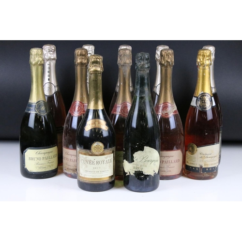 369 - Champagne - 1993 Bruno Paillard, 1998 Bruno Paillard Rose Premiere Cuvee x 3, Cremant de Bourgogne x... 