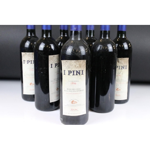 380 - Wine - 1996 I Pini Vendemmia x 8 & four other Italian reds (12 bottles)