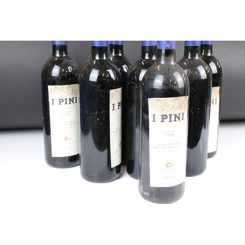 380 - Wine - 1996 I Pini Vendemmia x 8 & four other Italian reds (12 bottles)