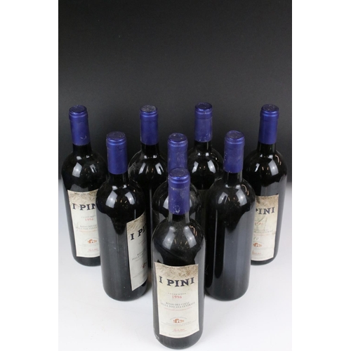 380 - Wine - 1996 I Pini Vendemmia x 8 & four other Italian reds (12 bottles)