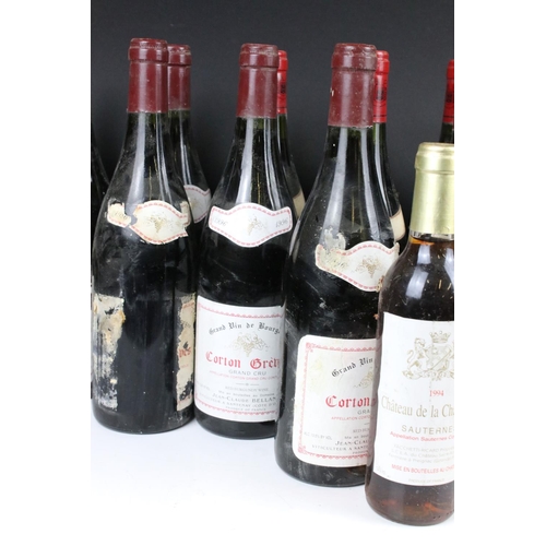 384 - Wine - 1996 Domaine Jean-Claude Belland Corton Greves Grand Cru x 8 (1 label missing) & 1993 Domaine... 