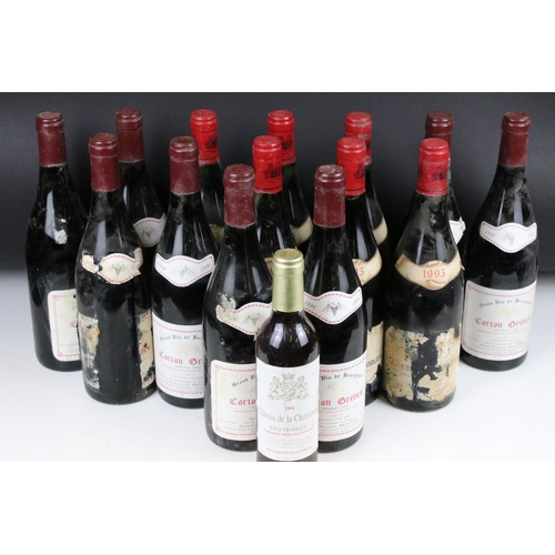 384 - Wine - 1996 Domaine Jean-Claude Belland Corton Greves Grand Cru x 8 (1 label missing) & 1993 Domaine... 