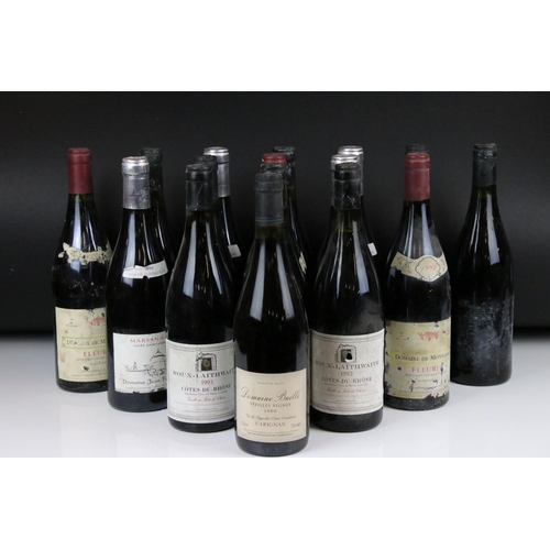 385 - Wine - 2010 Domain Jean Fournier Marsannay x 4, 1993 Roux-Laithwaite Cotes-Du-Rhone x 6, 1997 Domain... 