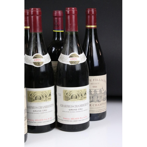 387 - Wine - 2000 Domaines Barons de Rothschild Los Vascos x 8, 1996 Domaine Arlaud Charmes-Chambertin Gra... 