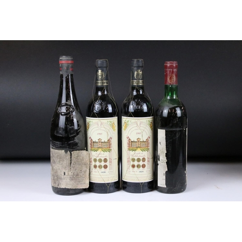 389 - Wine - 1995 Castillo de Valdestrada x 2 & Italian red wines x 17, circa 1970s (19 bottles)