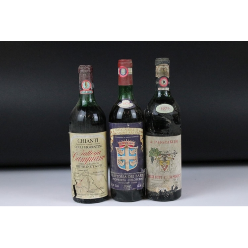 389 - Wine - 1995 Castillo de Valdestrada x 2 & Italian red wines x 17, circa 1970s (19 bottles)