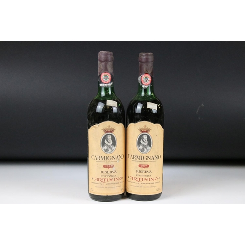 390 - Wine - 1971 Rubesco x 5, 1973 Rosso Morino x 11, 1971 Brunello di Montalcino x 4 & twelve other Ital... 