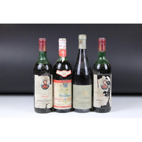 390 - Wine - 1971 Rubesco x 5, 1973 Rosso Morino x 11, 1971 Brunello di Montalcino x 4 & twelve other Ital... 