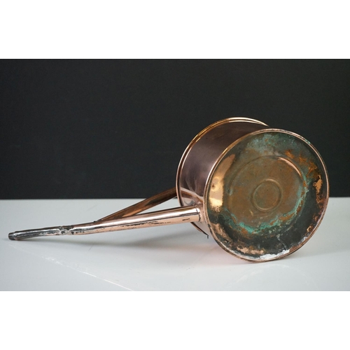 195 - Copper Watering Can, 37cm long