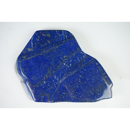 207 - A large polished Lapis lazuli stone.