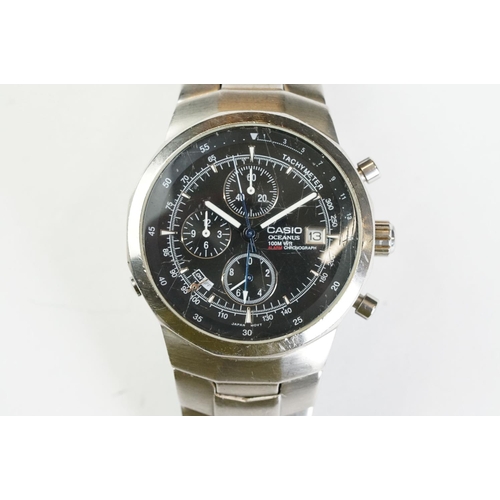 253 - Gents Casio Oceanus chronograph watch